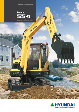 Mini-graafmachines Hyundai R 55-9