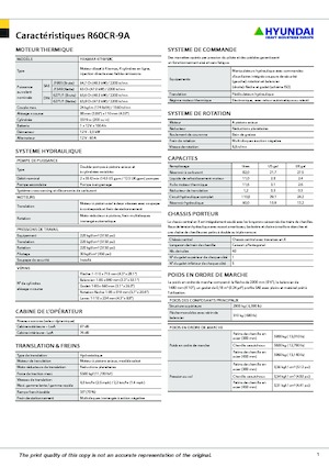 Mini-graafmachines Hyundai R60CR-9A