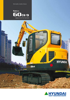 Mini-graafmachines Hyundai R 60 CR-9