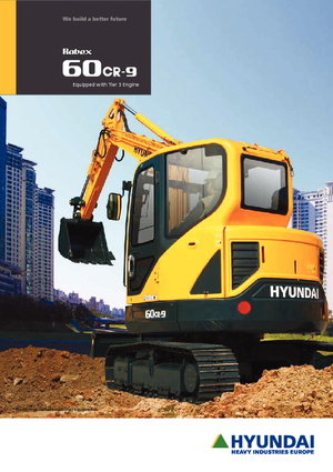 Mini-graafmachines Hyundai R 60 CR-9