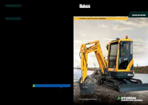 Mini-graafmachines Hyundai R25Z-9A