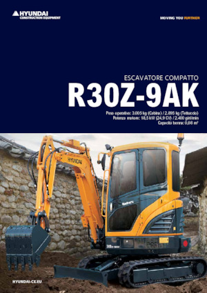 Mini-graafmachines Hyundai R30Z-9AK