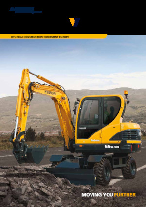 Mini-graafmachines Hyundai R55W-9A
