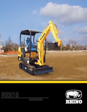 Mini-graafmachines RHINO REX18