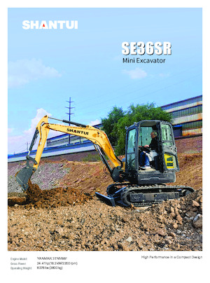 Mini-graafmachines Shantui SE36SR