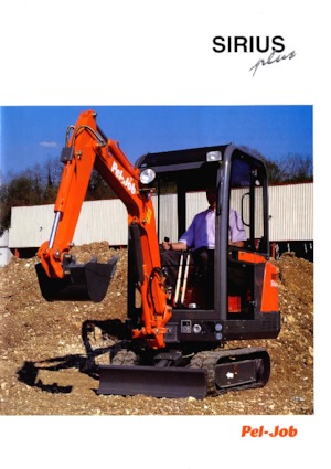 Mini-graafmachines Pel-Job Sirius