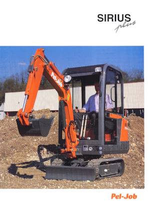 Mini-graafmachines Pel-Job Sirius plus