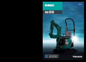 Mini-graafmachines Kobelco SK 08 1E