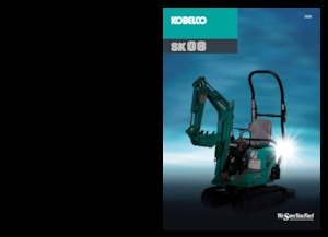 Mini-graafmachines Kobelco SK 08