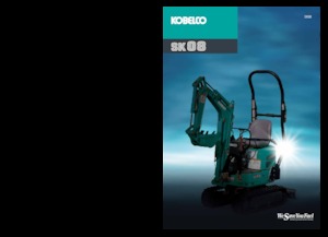 Mini-graafmachines Kobelco SK 08