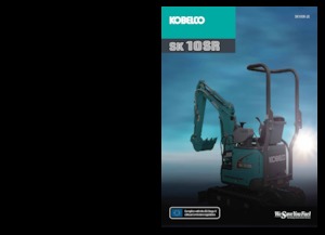Mini-graafmachines Kobelco SK 10 SR 2E