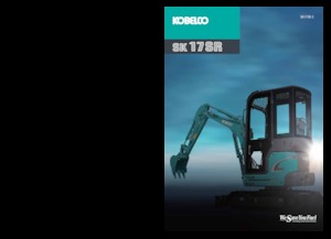 Mini-graafmachines Kobelco SK 17 SR 3E