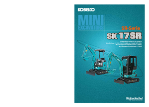 Mini-graafmachines Kobelco SK 17 SR 3