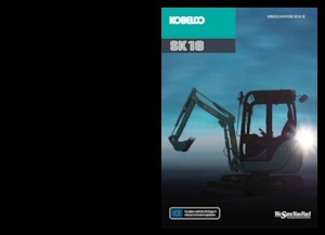 Mini-graafmachines Kobelco SK 18 1E