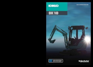 Mini-graafmachines Kobelco SK 18 1E