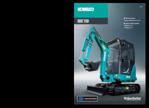 Mini-graafmachines Kobelco SK 19 