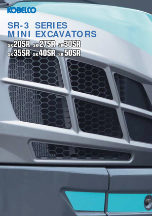 Mini-graafmachines Kobelco SK 35 SR 5