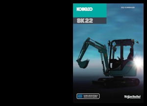 Mini-graafmachines Kobelco SK 22 1E