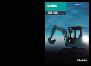 Mini-graafmachines Kobelco SK 26