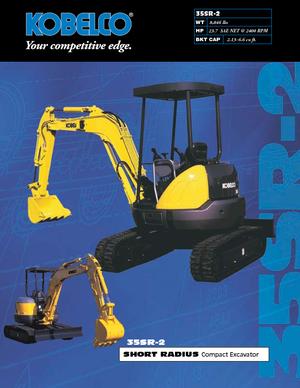 Mini-graafmachines Kobelco SK 35 SR 2