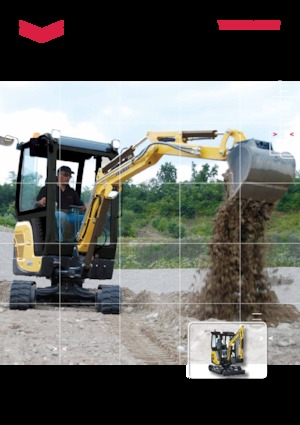 Mini-graafmachines Yanmar SV 18 CR