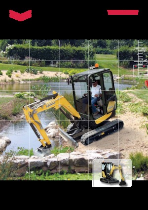 Mini-graafmachines Yanmar SV 22 CR