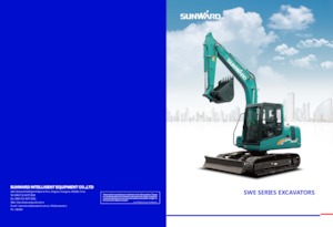 Mini-graafmachines Sunward SWE60E 