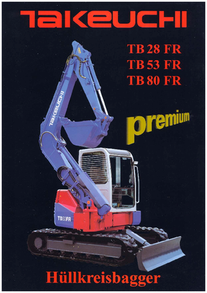 Mini-graafmachines Takeuchi TB 53 FR