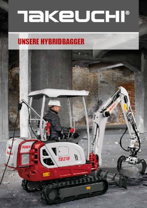 Mini-graafmachines Takeuchi TB228 Hybrid