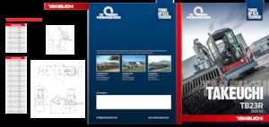 Mini-graafmachines Takeuchi TB 23 R