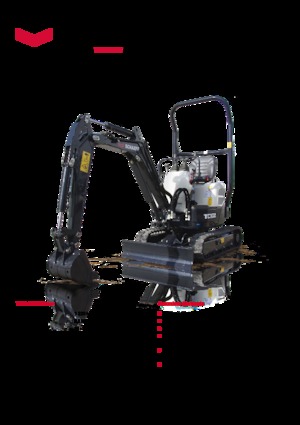 Mini-graafmachines Schaeff TC 10 Z