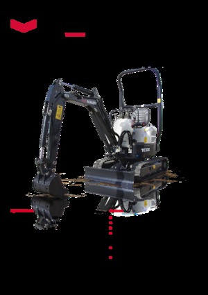 Mini-graafmachines Schaeff TC 10 Z