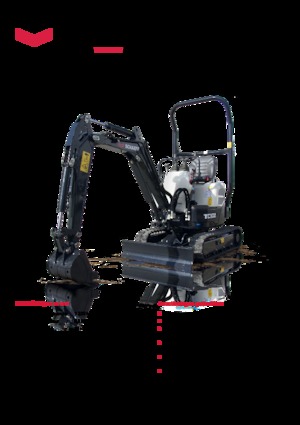 Mini-graafmachines Schaeff TC 10 Z