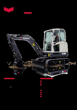 Mini-graafmachines Schaeff TC 25