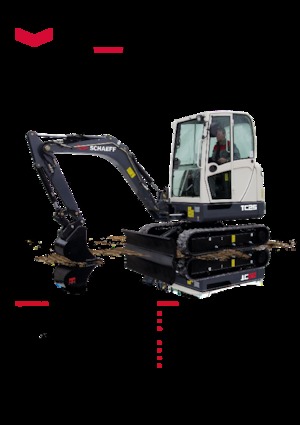 Mini-graafmachines Schaeff TC 25