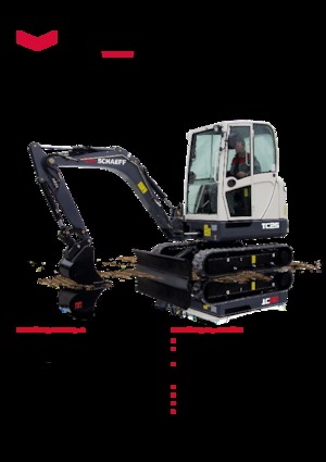 Mini-graafmachines Schaeff TC 25