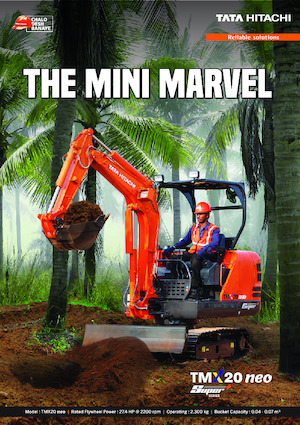 Mini-graafmachines Hitachi TMX 20 neo