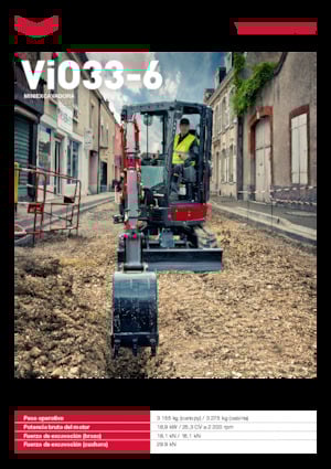 Mini-graafmachines Yanmar ViO33-6 