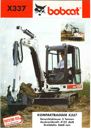 Mini-graafmachines Bobcat X 337