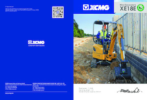 Mini-graafmachines XCMG XE18E