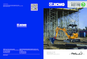 Mini-graafmachines XCMG XE19E