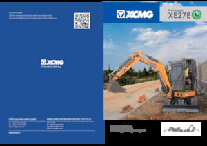 Mini-graafmachines XCMG XE27E Cabin