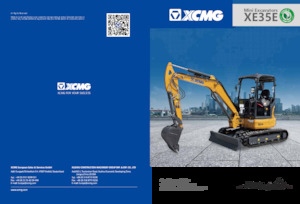 Mini-graafmachines XCMG XE35E Canopy