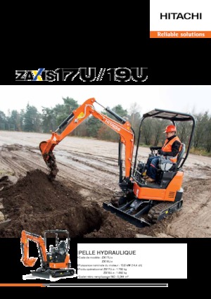 Mini-graafmachines Hitachi ZX19U-5