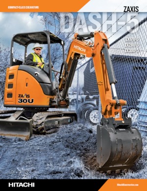 Mini-graafmachines Hitachi ZX26U-5