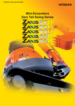 Mini-graafmachines Hitachi ZX 35 U-2