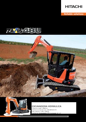 Mini-graafmachines Hitachi ZX48U-5A