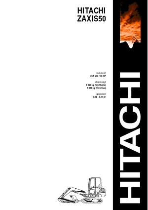 Mini-graafmachines Hitachi ZX 50