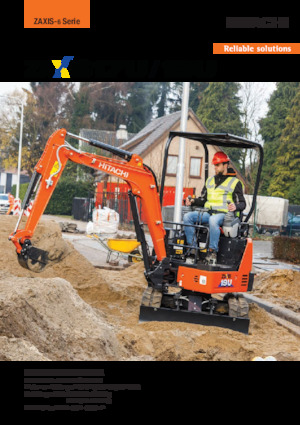 Mini-graafmachines Hitachi ZX17U-6