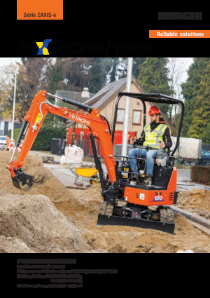 Mini-graafmachines Hitachi ZX17U-6